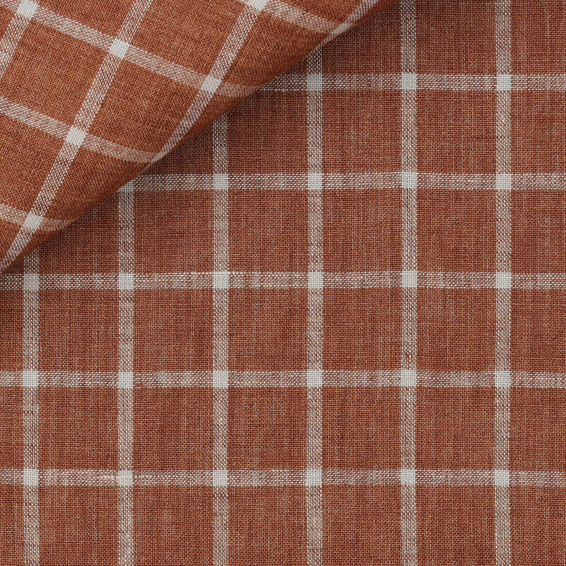Lin Carreaux Marron