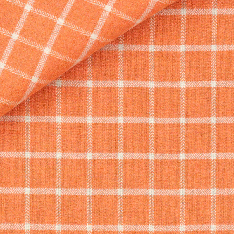 Twill Carreaux Orange