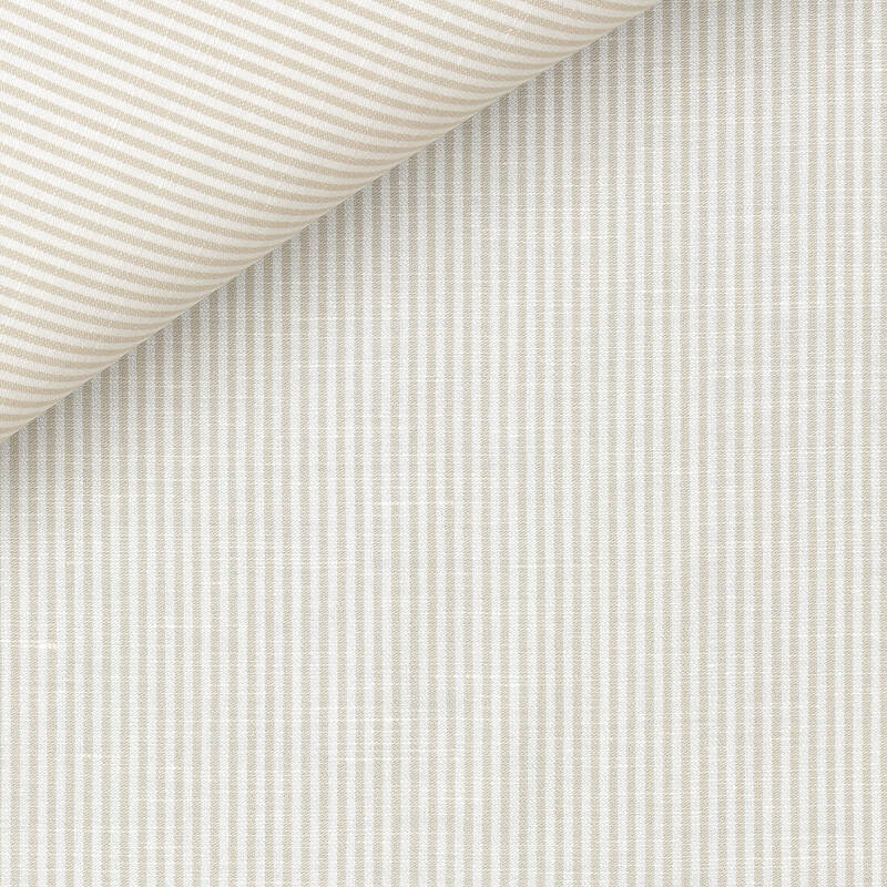 Twill Rayé Beige