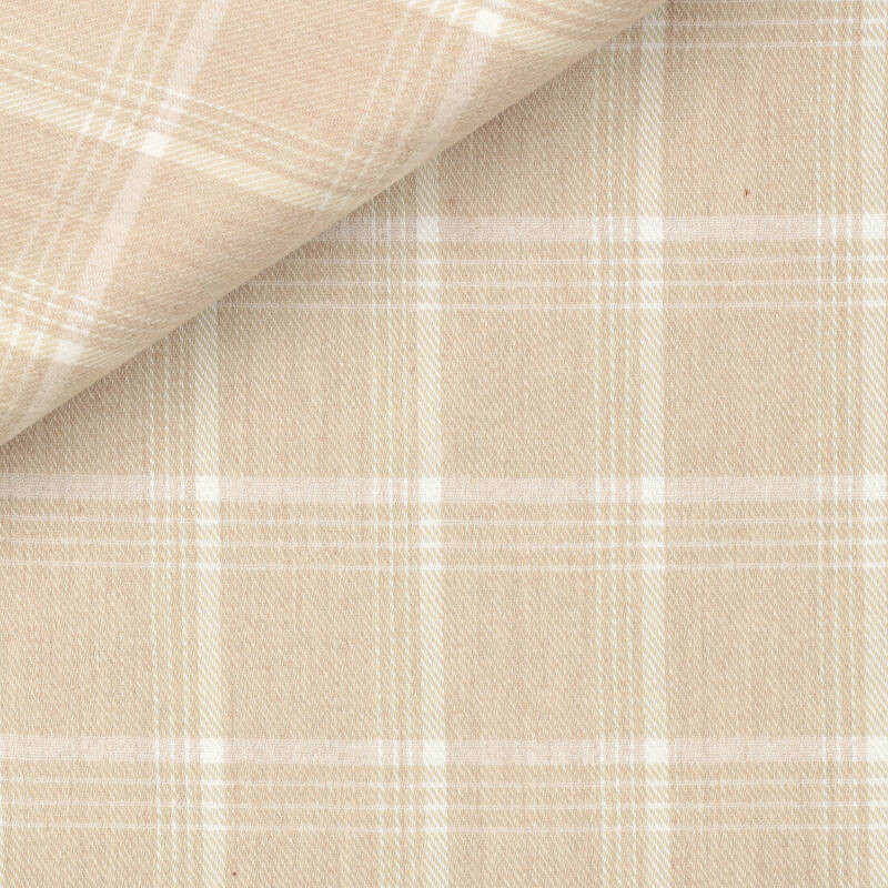 Twill Carreaux Beige