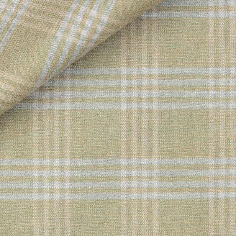 Twill Carreaux Vert