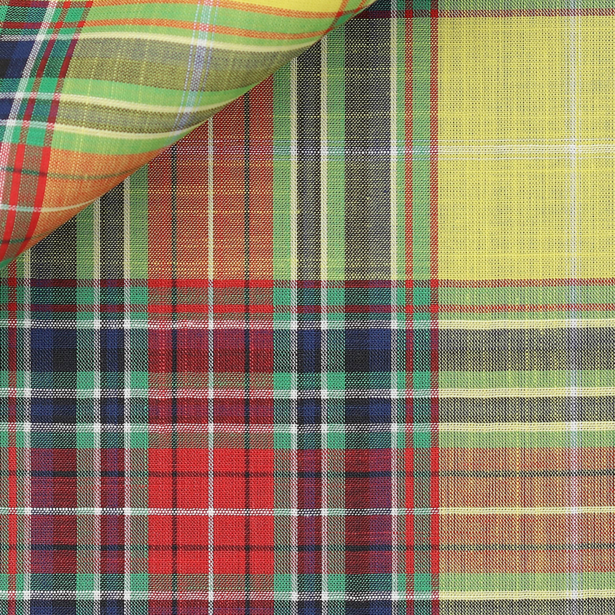 Chambray Carreaux Jaune