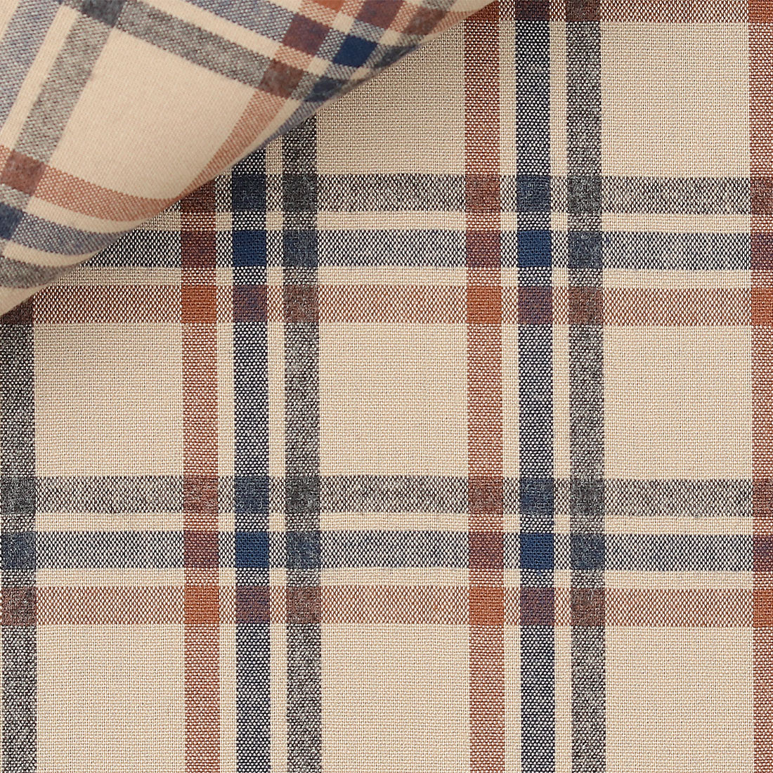 tela Carreaux Marron