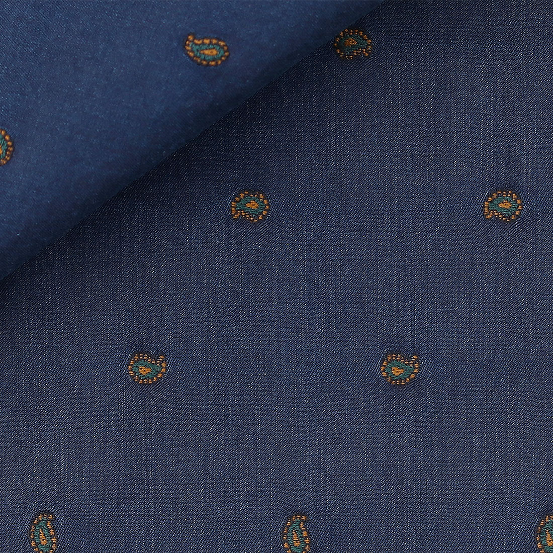 Jacquard Bleu