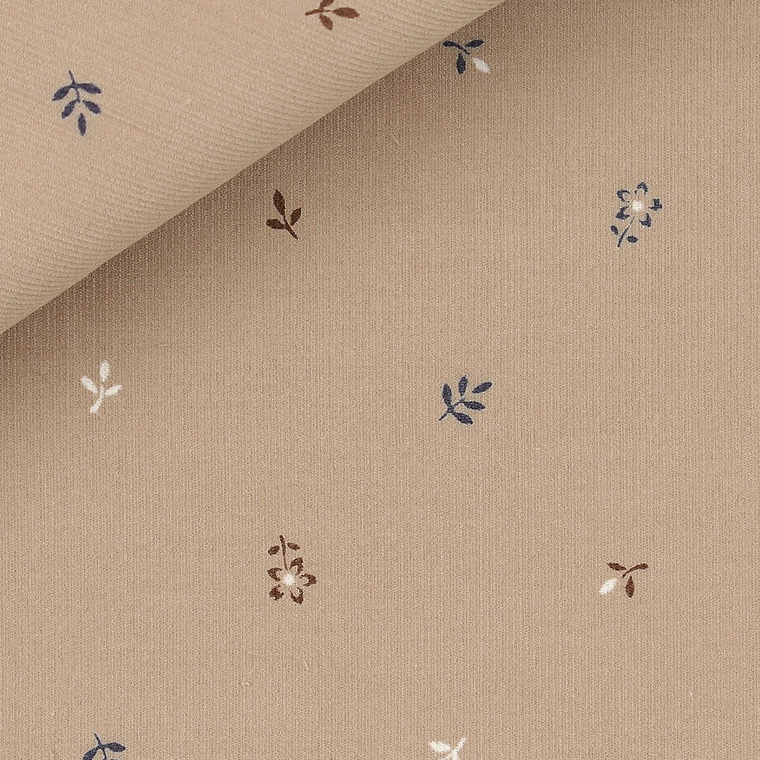 Velours Motif Marron