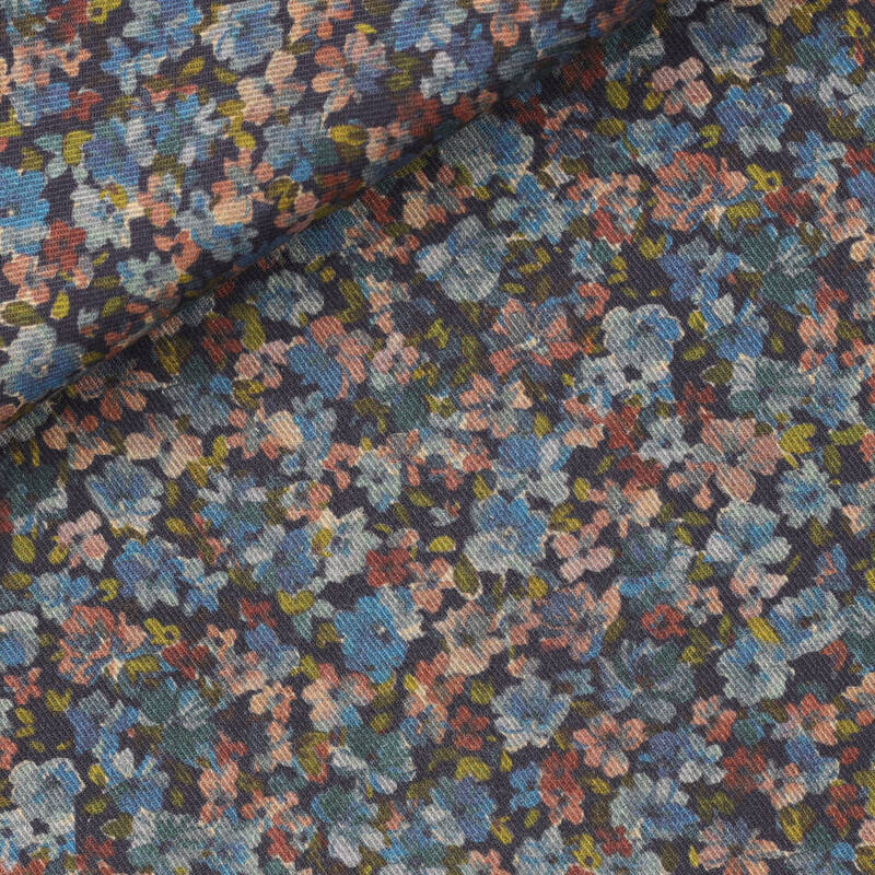 Flanelle à Motif Parme Rose