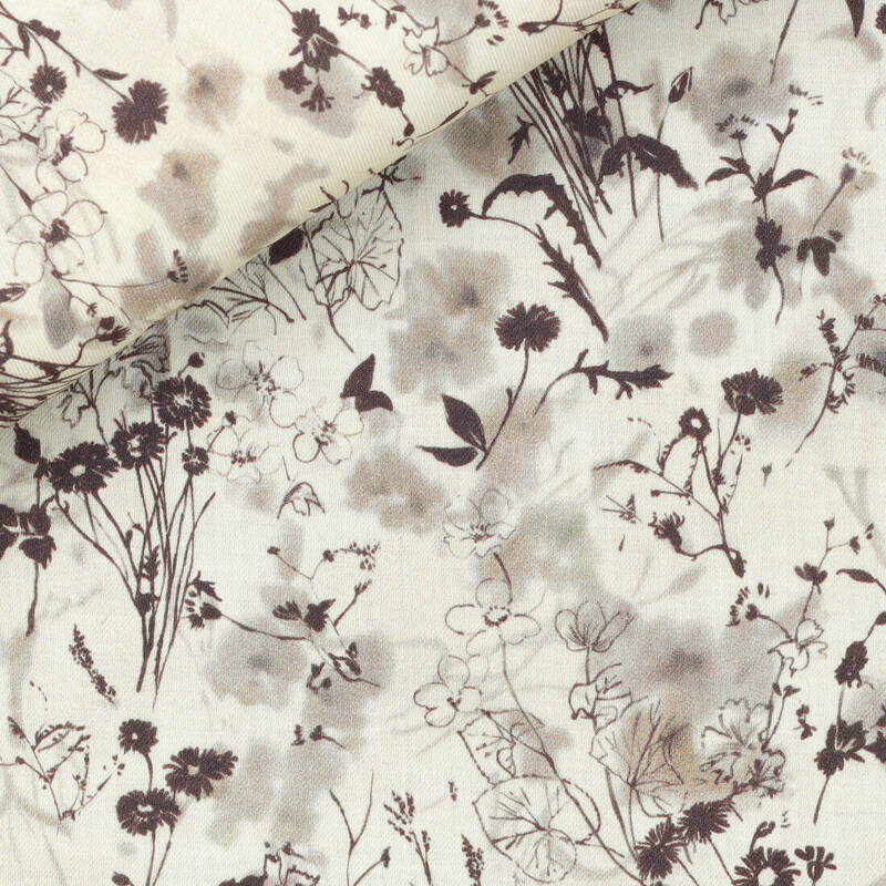 Mousseline Motif Beige