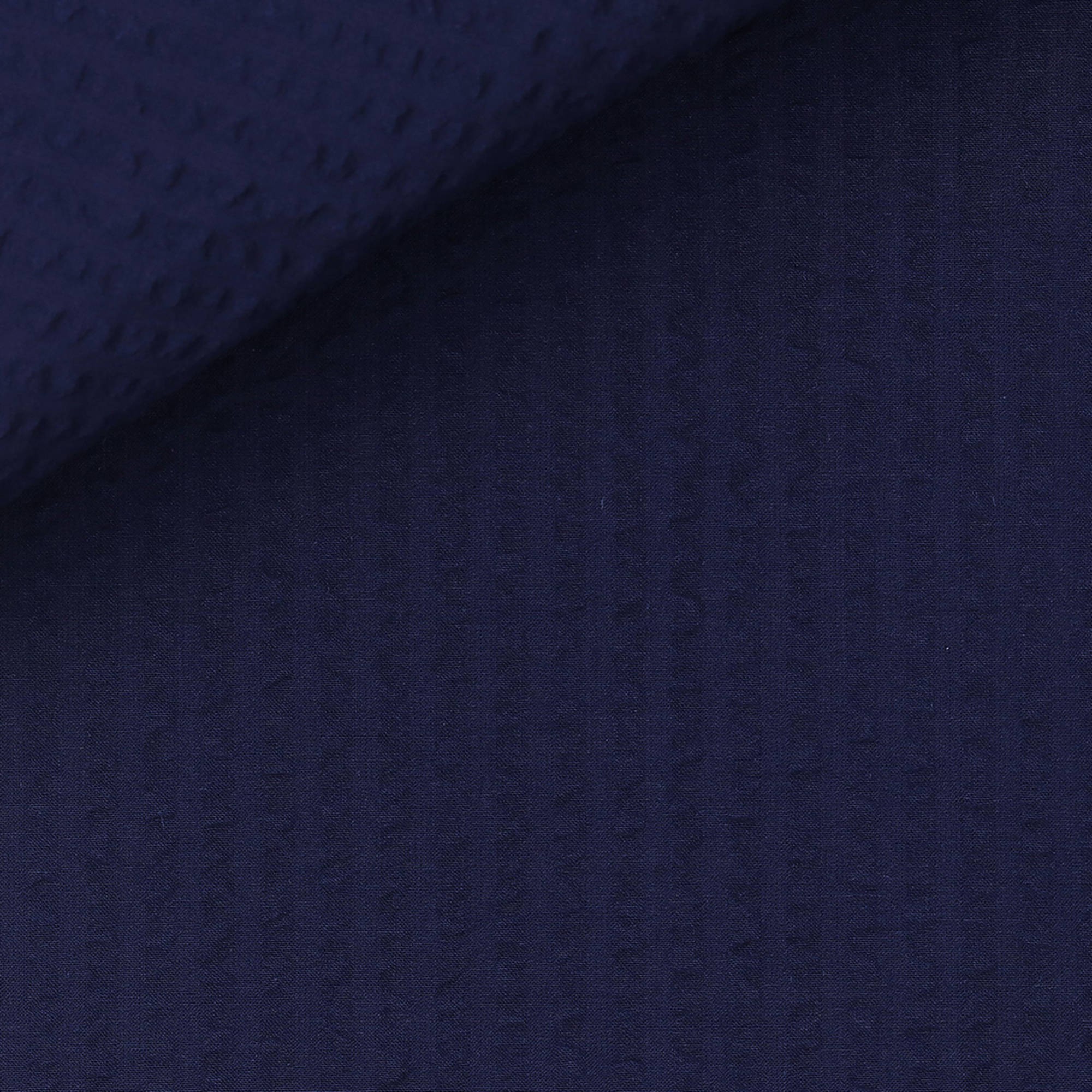 Seersucker Rayé Bleu