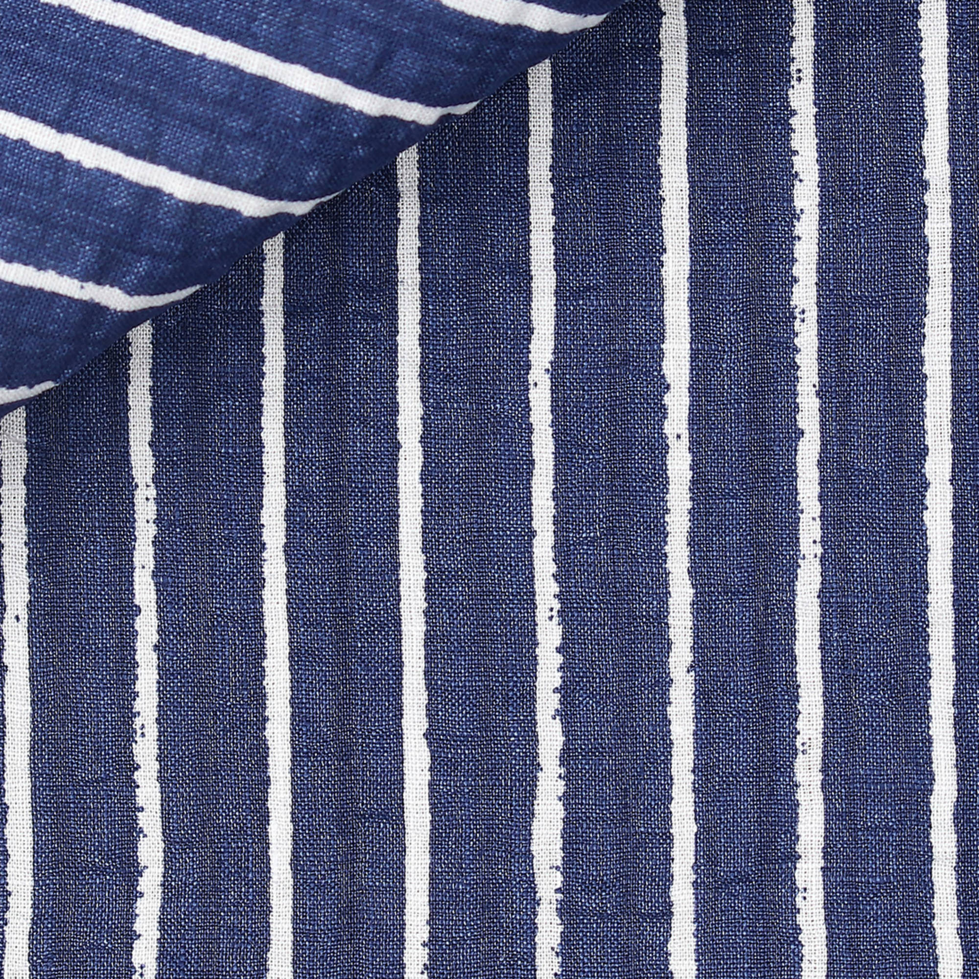 Seersucker Motif Bleu