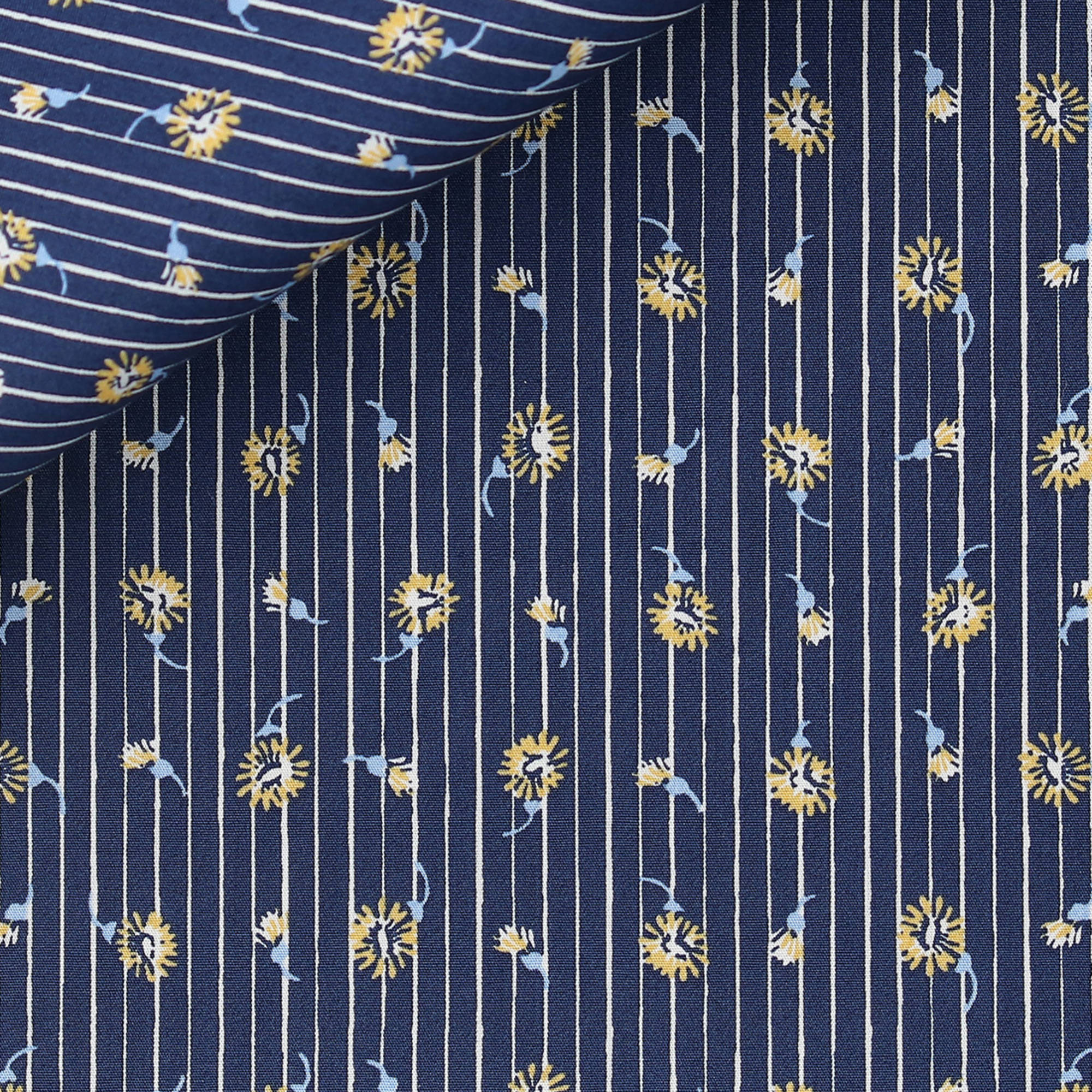 Popeline Motif Jaune