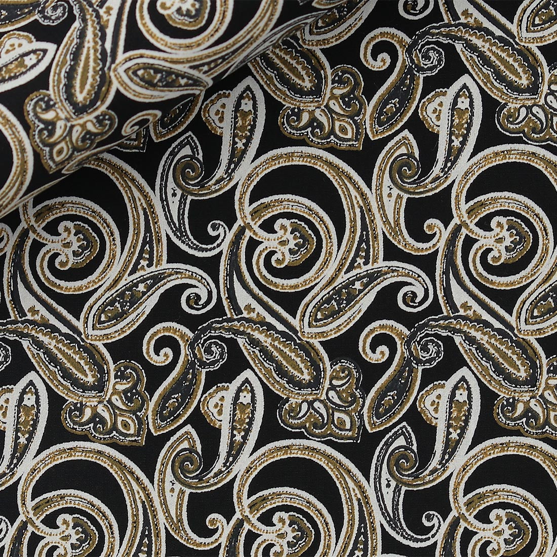 Popeline Motif Jaune