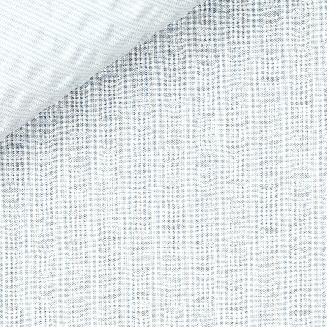 Seersucker Motif Bleu