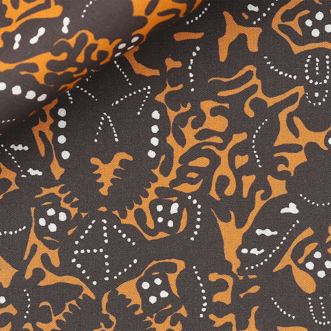 Mousseline Motif Orange