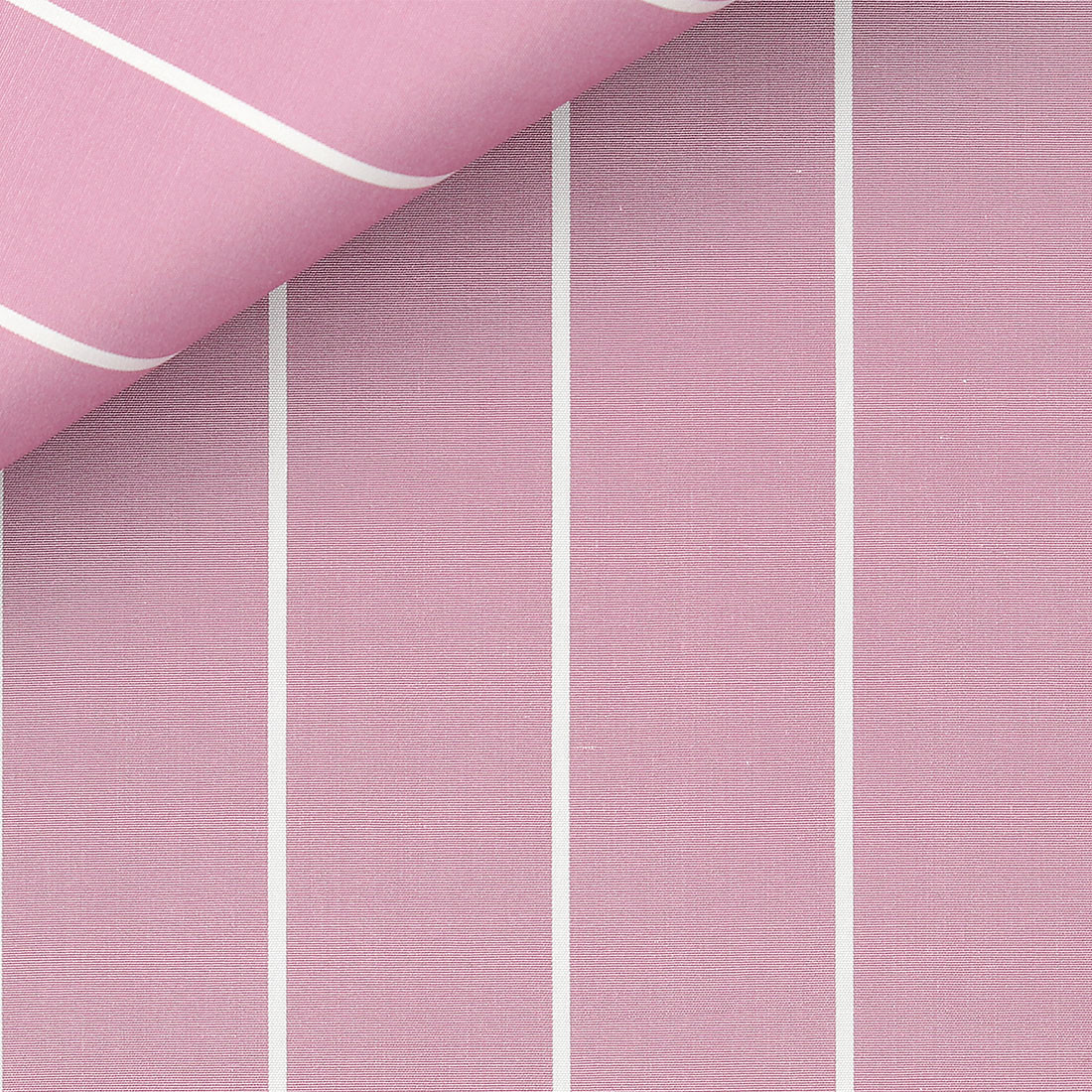 Popeline Rayé Violet