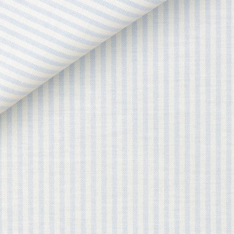 Oxford Rayé Bleu