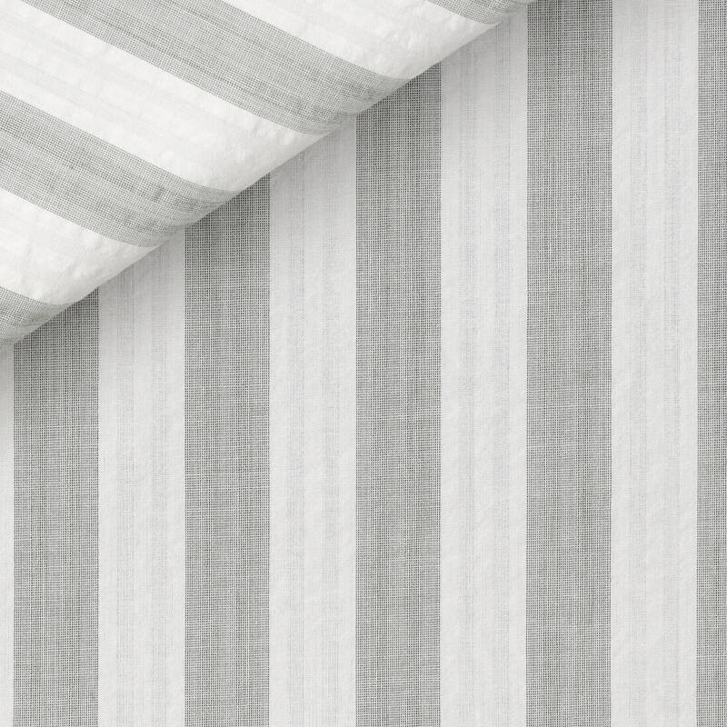 Seersucker Rayé Vert