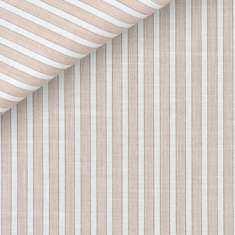 Twill Rayé Beige