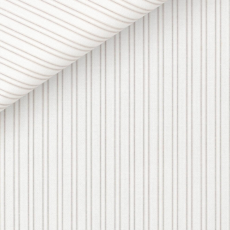 Mixte Rayé Marron Beige