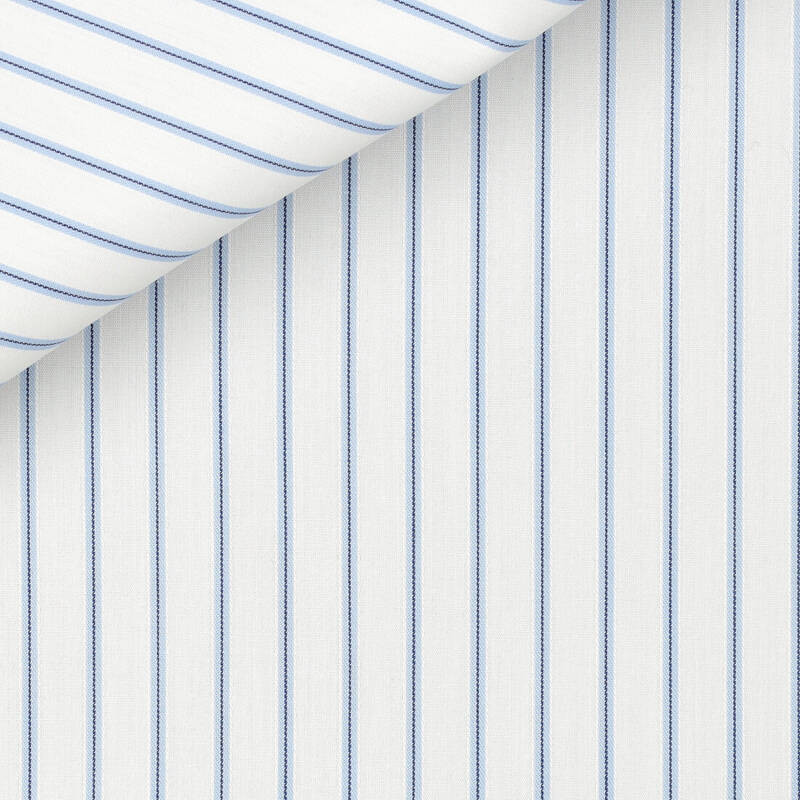Mixte Rayé Bleu