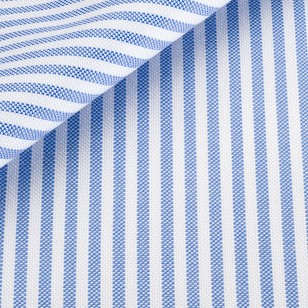 Oxford Rayé Bleu