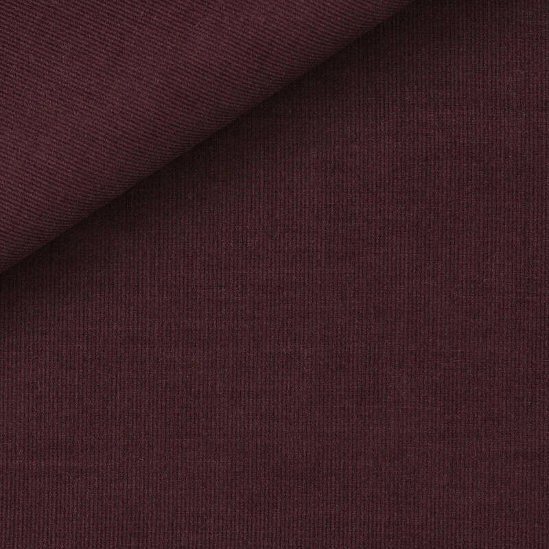 Velours Uni Bordeaux