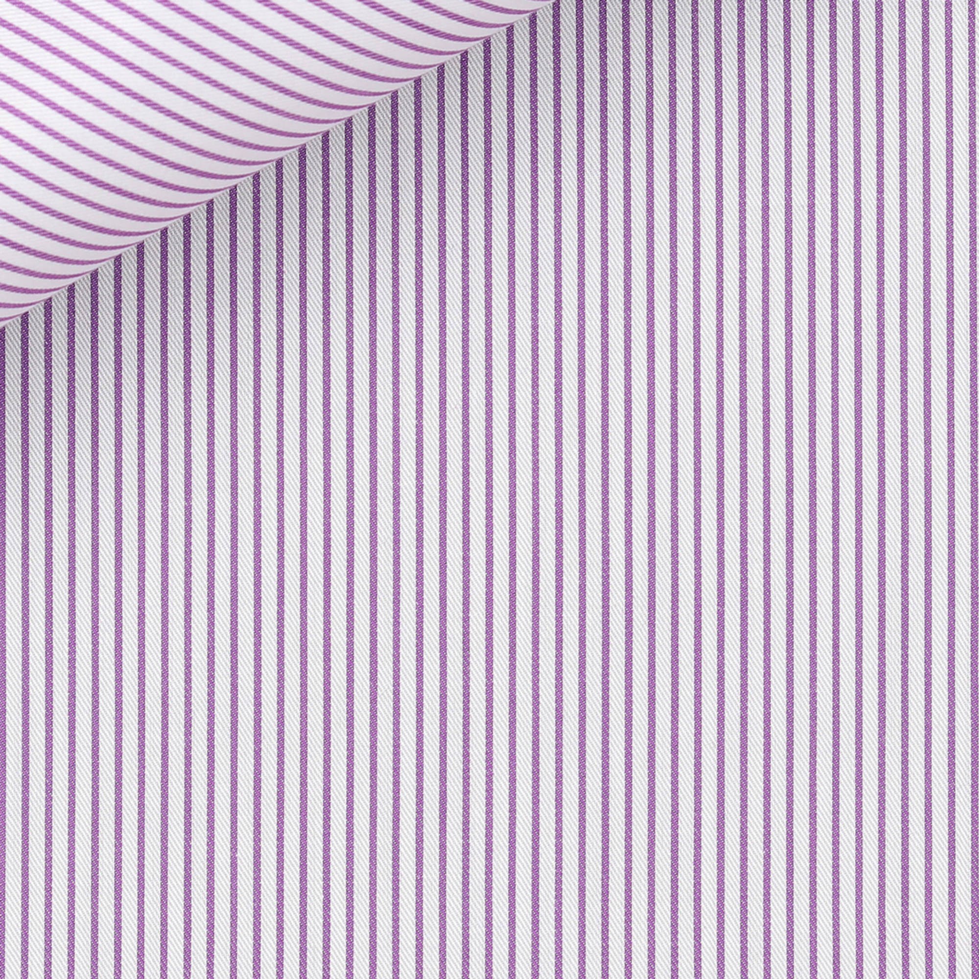 Twill Rayé Violet