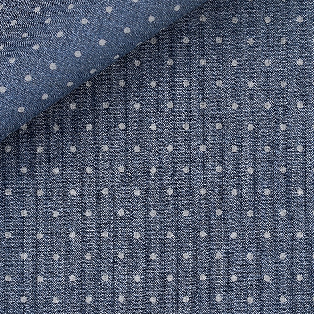 Flanelle Motif Bleu