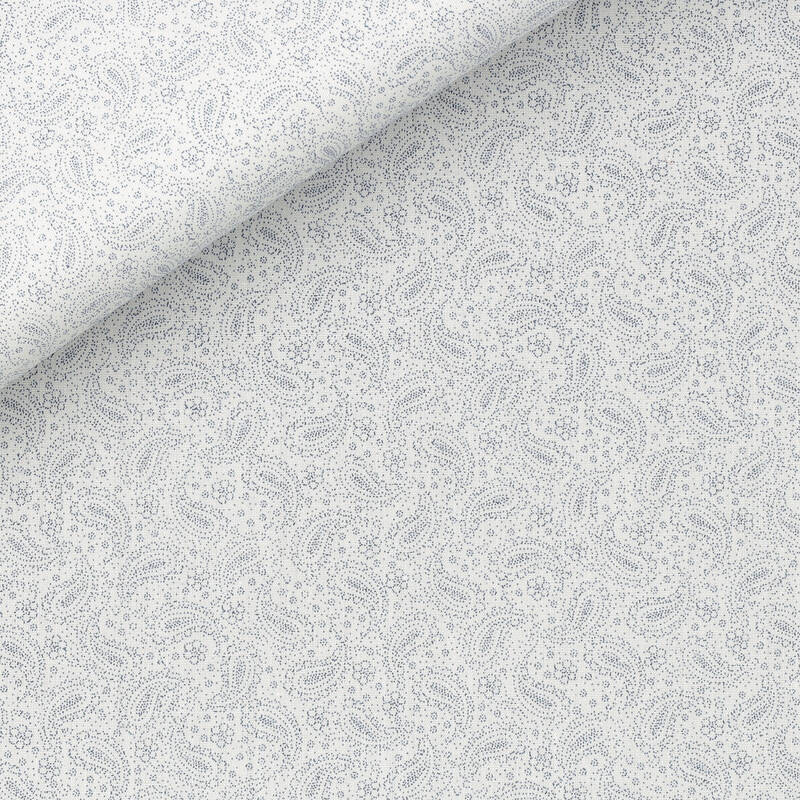 Popeline Motif Blanc