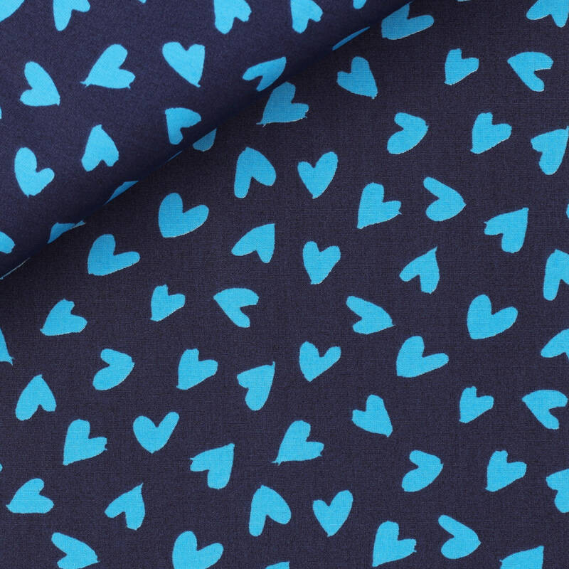 Popeline Motif Blanc