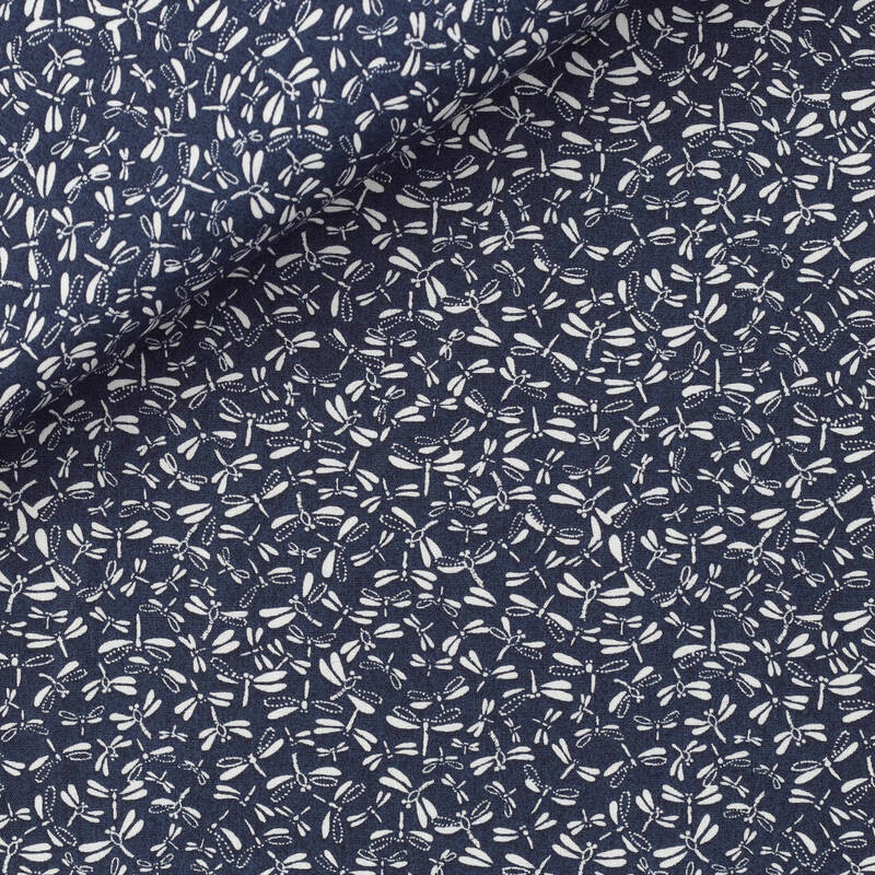 Popeline Motif Blanc