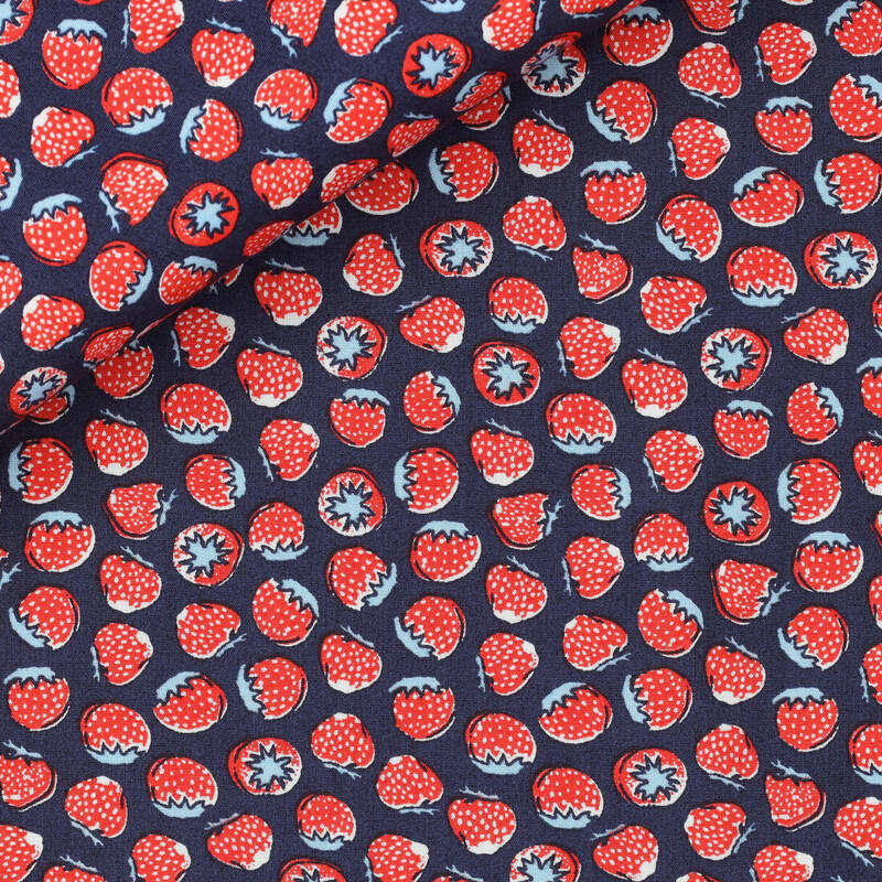 Popeline Motif Blanc