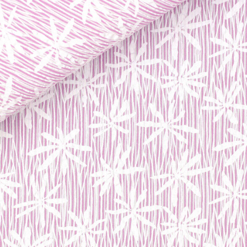 Popeline Motif Blanc