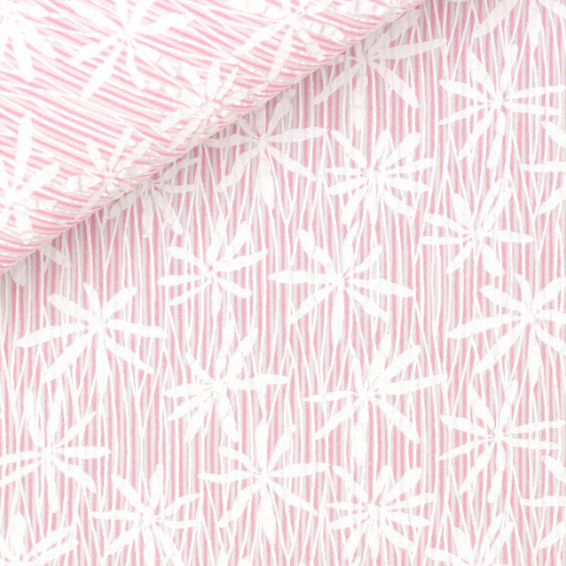 Popeline Motif Blanc