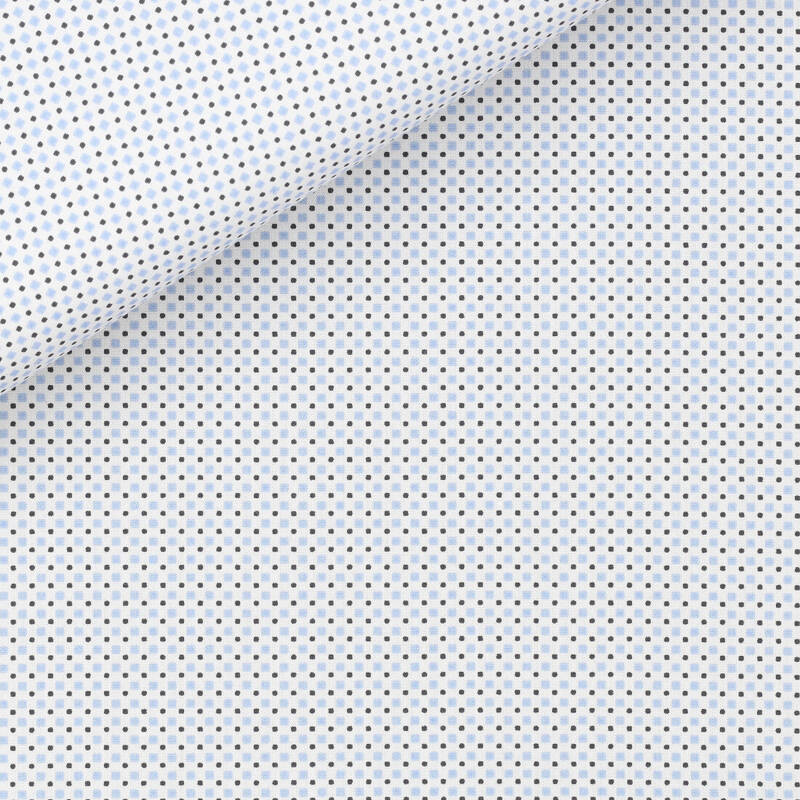 Popeline Motif Blanc
