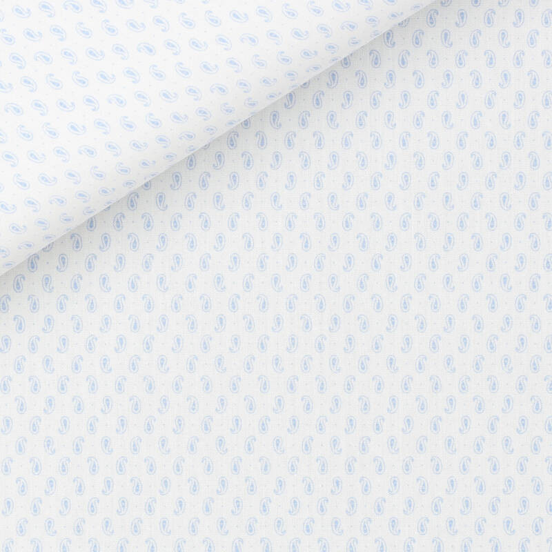 Popeline Motif Blanc