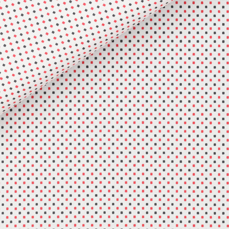 Popeline Motif Blanc