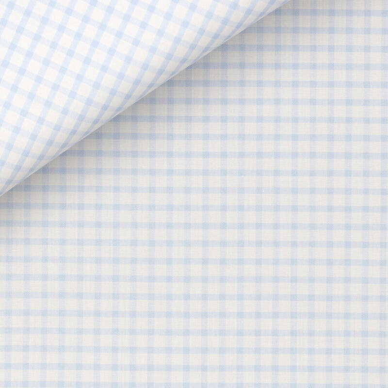 Twill Carreaux Bleu