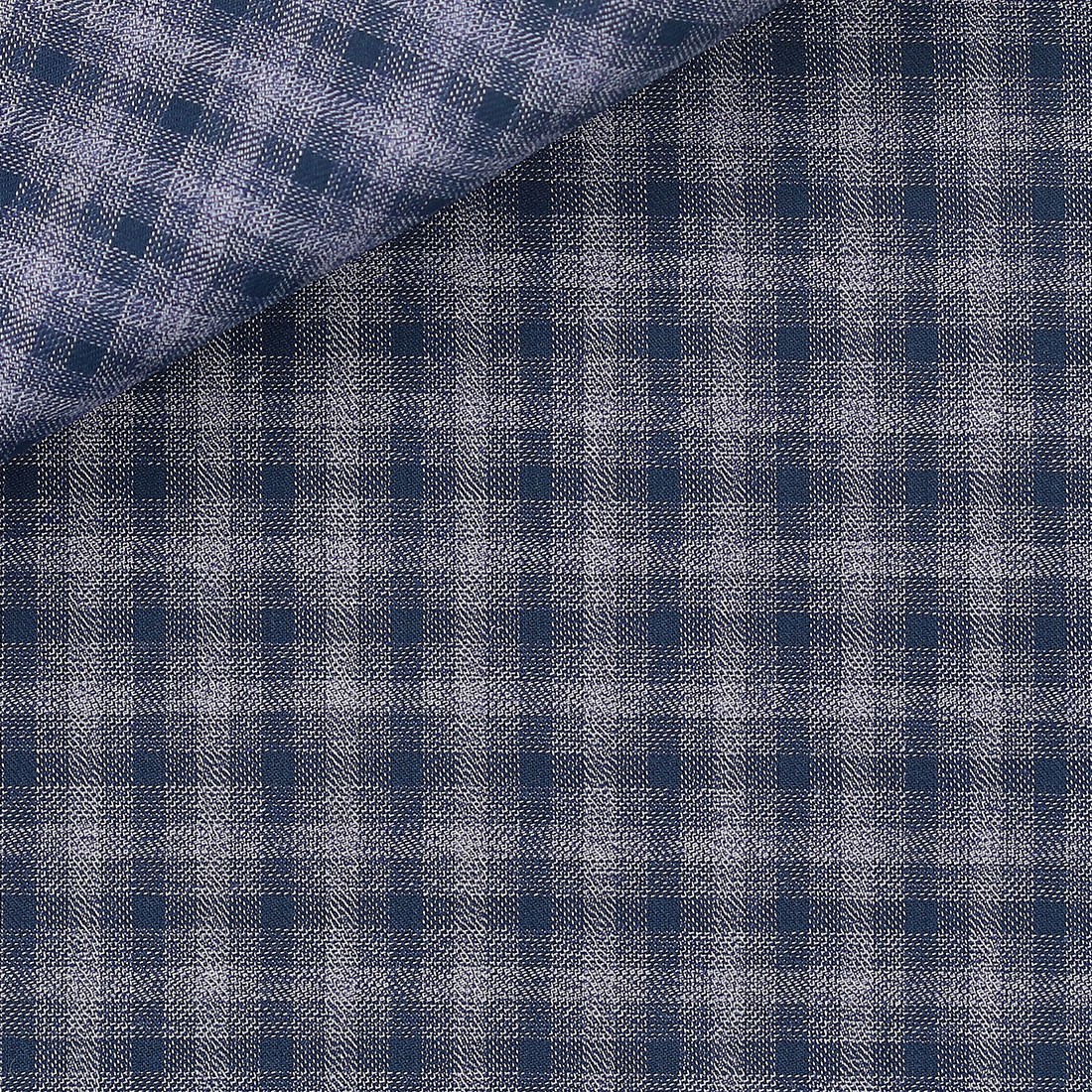 Flanelle Carreaux Bleu