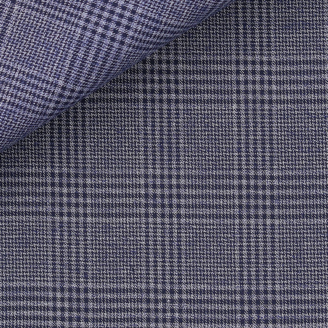 Flanelle Carreaux Bleu
