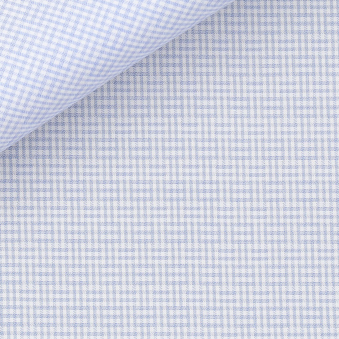 Jacquard Carreaux Bleu