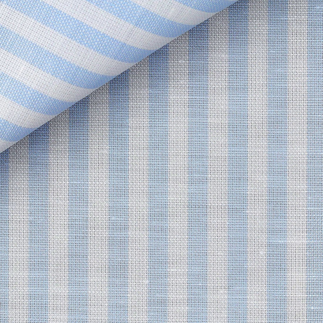 Oxford Rayé Bleu