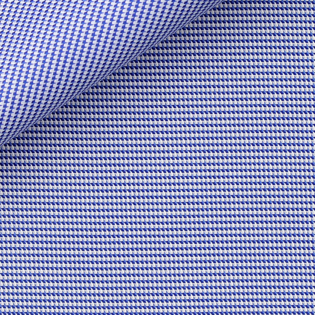 Dobby Carreaux Bleu (repassage facile)