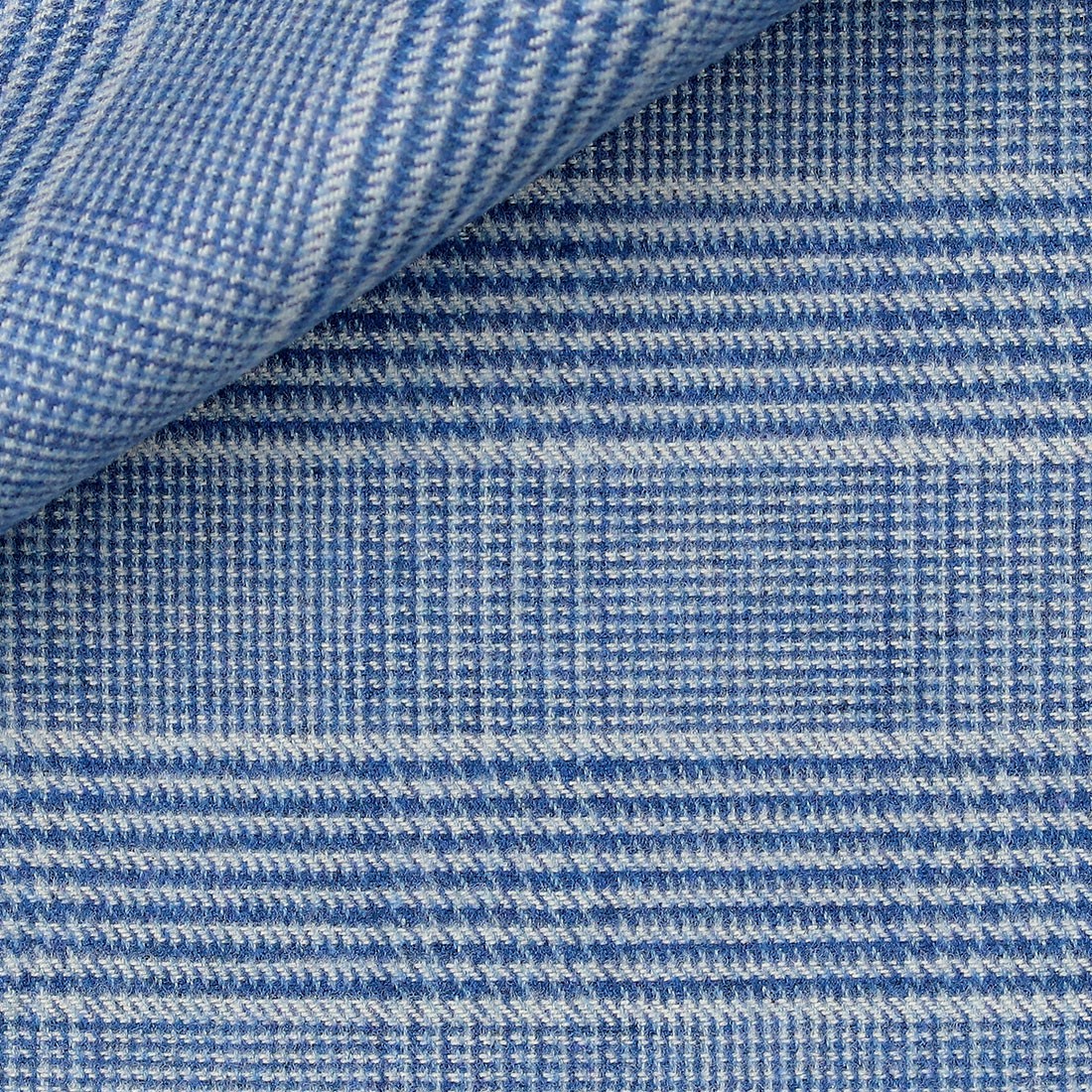 Flanelle Carreaux Bleu
