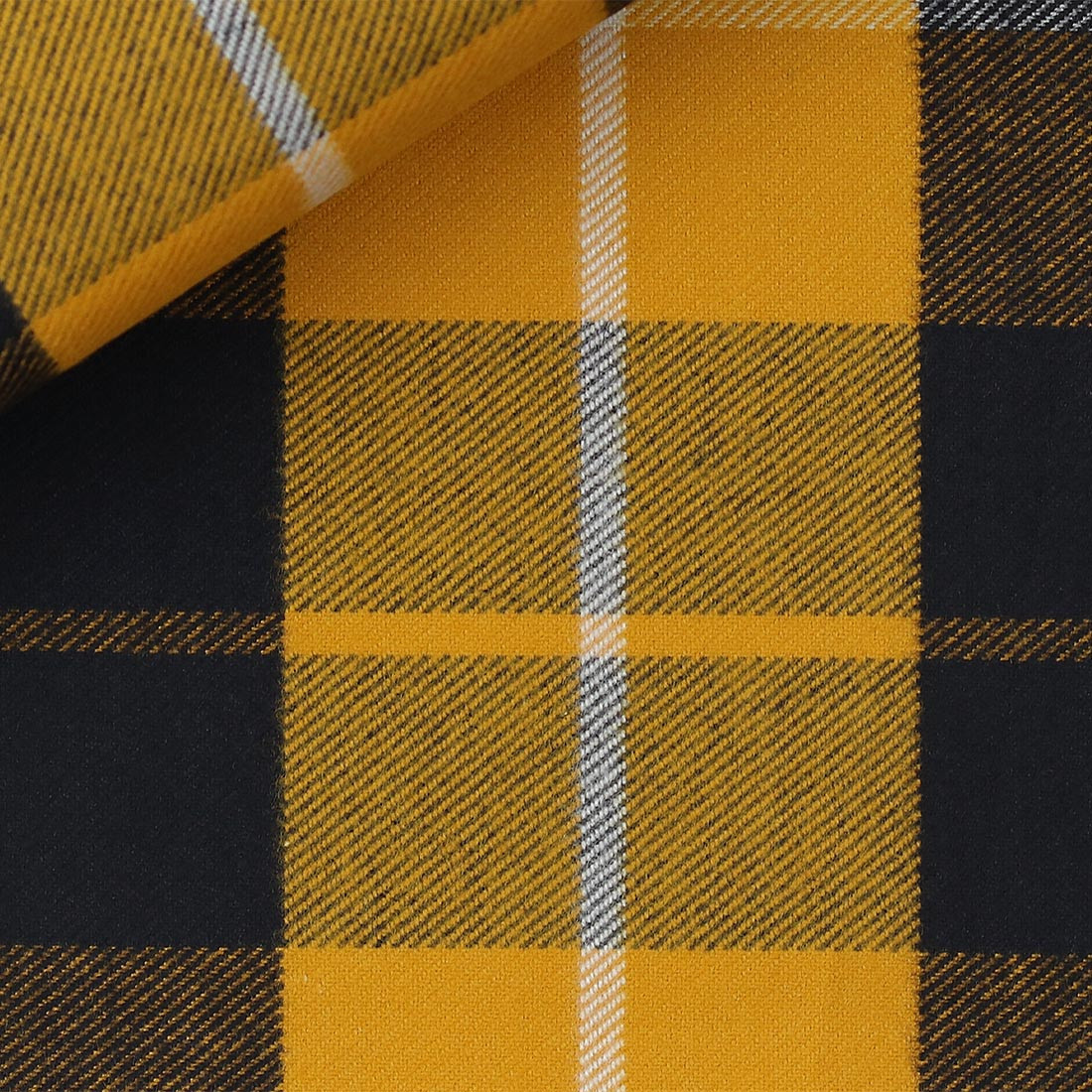 Twill Carreaux Jaune