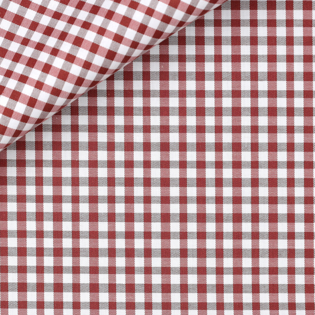 Twill Carreaux Marron