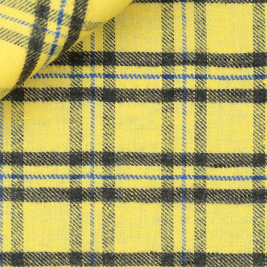 Twill Carreaux Jaune