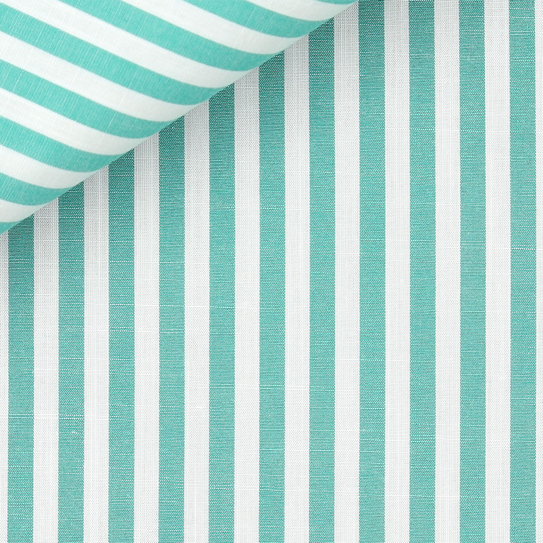 Mousseline Rayé Vert