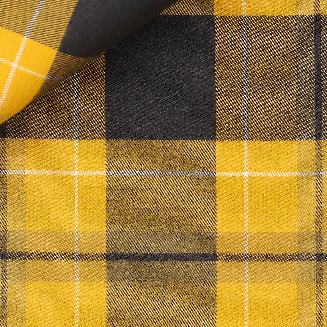 Twill Carreaux Jaune