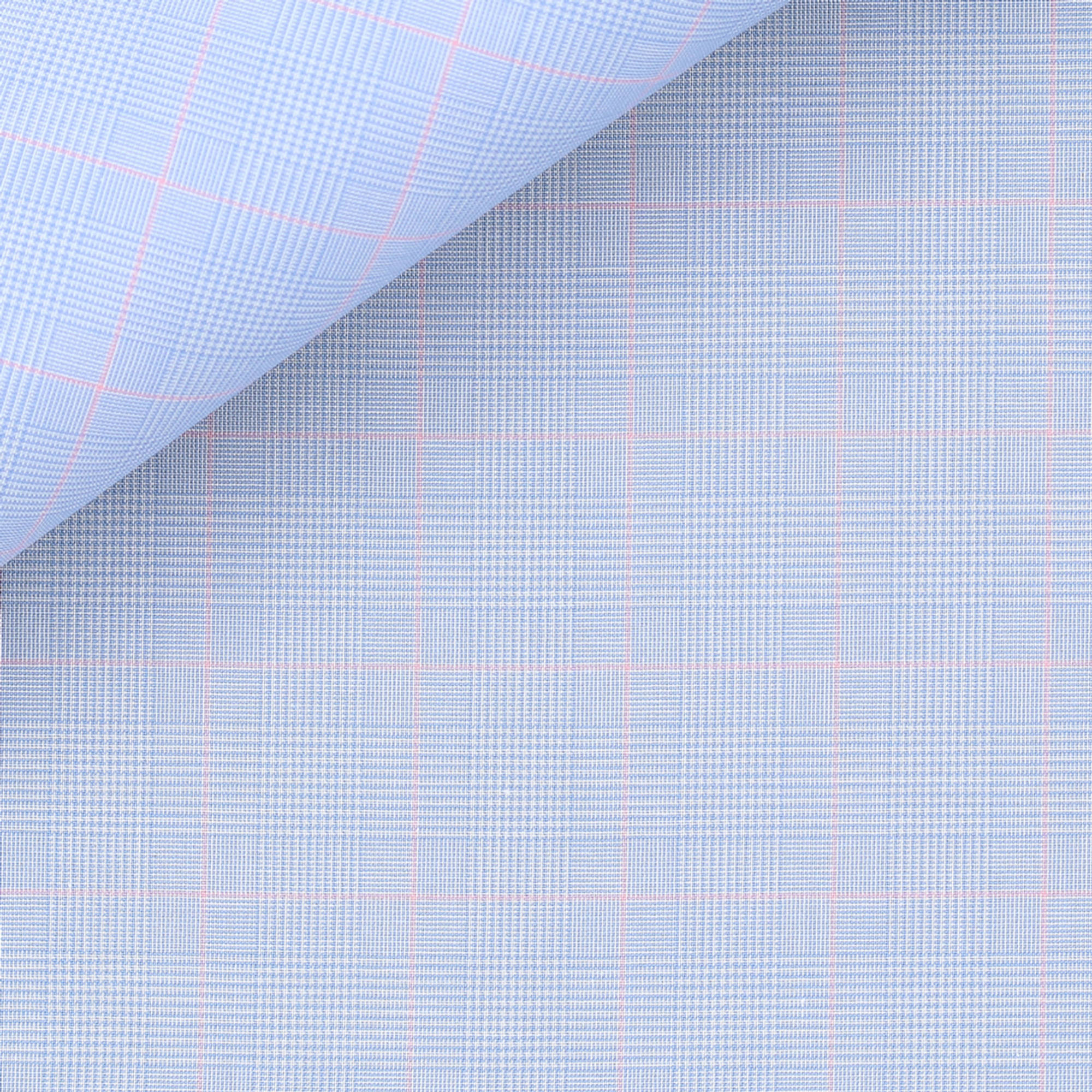 Prince de Galles Carreaux Rose