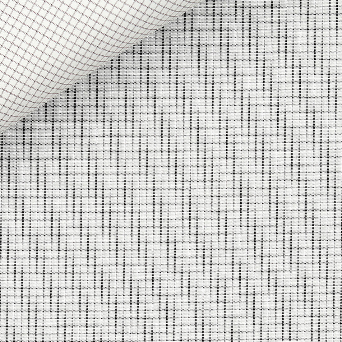 Popeline Carreaux Gris